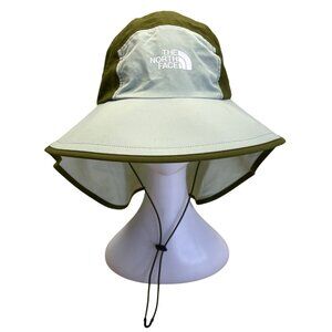 The North Face Sunshield Hat Unisex L/XL Green & Light Gray  Outdoor Gear